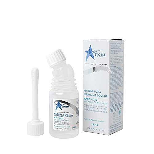 Feminine Ultra Cleansing Douche, pH balancing with Boric Acid and Apple Cider...