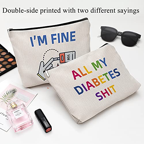 Diabetic Supplies Travel Bag Gifts Sets, All My Diabetes S-hit Funny Diabetes...