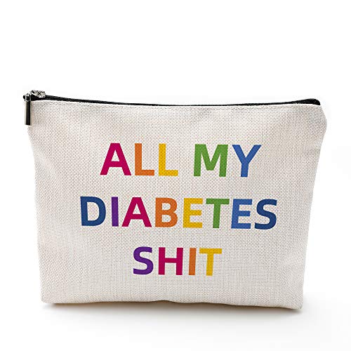 Diabetic Supplies Travel Bag Gifts Sets, All My Diabetes S-hit Funny Diabetes...