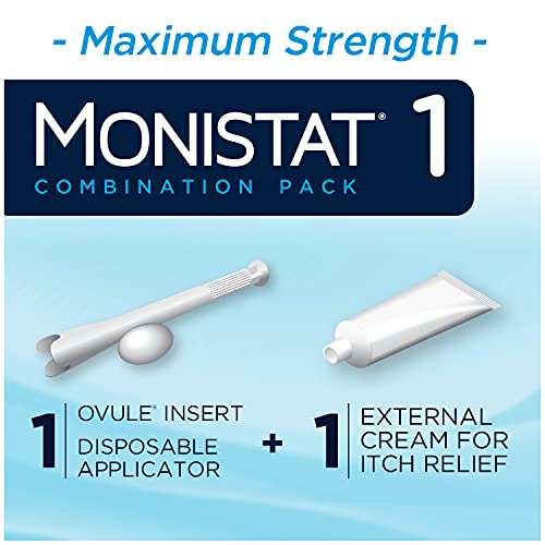 Monistat 1-Day Yeast Infection Treatment, Prefilled with Monistat Maintain Fe...