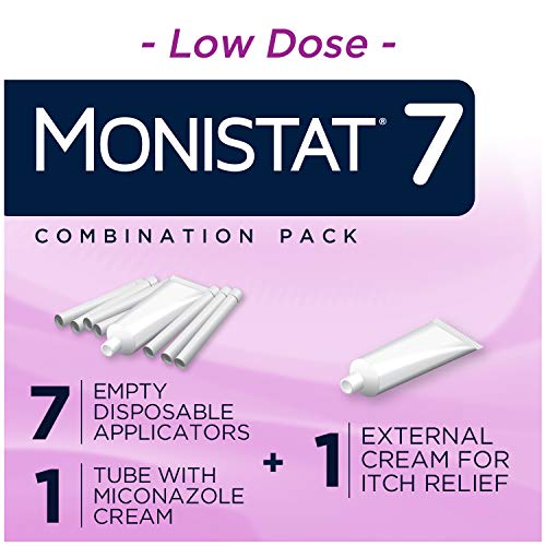 Monistat 7-Day Yeast Infection Treatment | Cream + External Itch Relief Cream