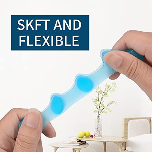 Toe Separators, 5 Pair Soft Gel Toe Spacers to Correct Bunions, Toe Stretcher...