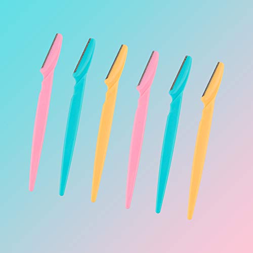Eyebrow Razor, 60 Pcs Eyebrow Razors Multipurpose Exfoliating Dermaplaning To...