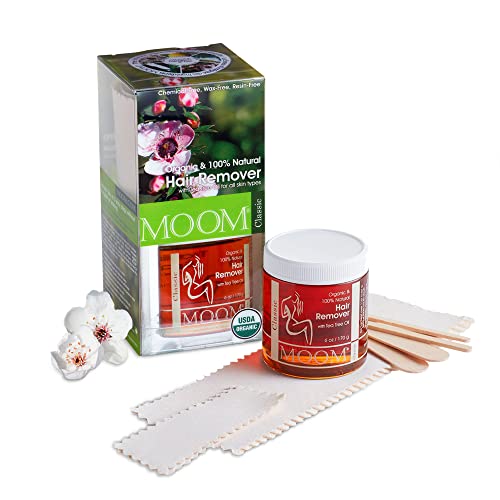 MOOM - Organic Hair Remover Kit, All-Natural Glaze for whole Body, Underarm a...