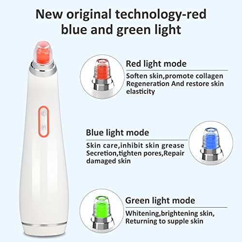 Blackhead Remover Vacuum 4-in-1 Facial Pore Cleaner USB Rechargeable Blackhea...