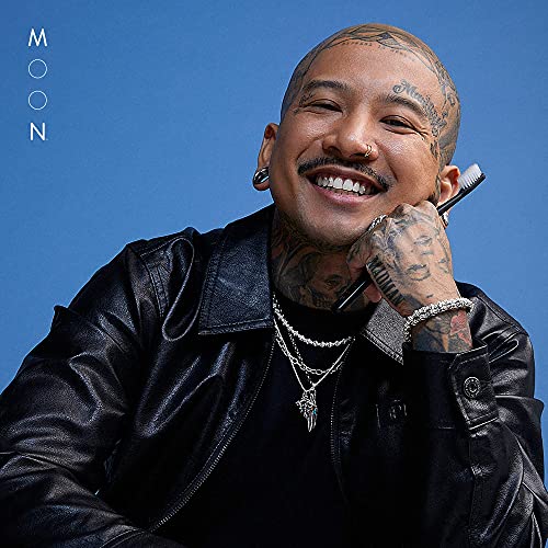 MOON Toothbrushes, Soft Bristle, White and Black Sleek Toothbrushes, 2 Pack