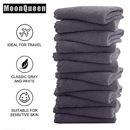 Microfiber Facial Cloths Fast Drying Washcloth 12 pack - Premium Soft Makeup ...