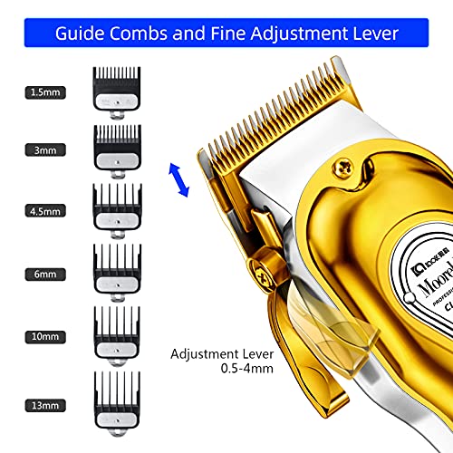 Electric Pro Li Clippers Barber Accessories Grooming LCD Rechargeable Cordles...