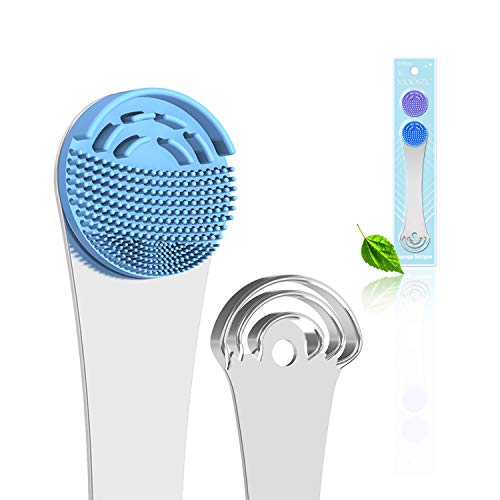 Stainless Steel Professional Tongue Scraper Cleaner for 1 Pcs, Reducing Bad B...