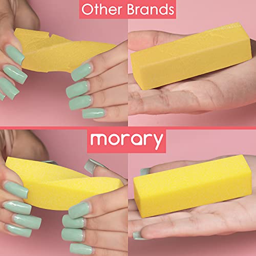 Natural and Acrylic Nail Buffing Blocks, 12-Pack, 4 Sided, Medium Grit (Multi...