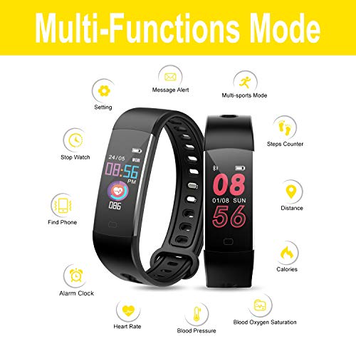 moreFit Kids Fitness Tracker with Heart Rate Monitor,Waterproof Activity Trac...