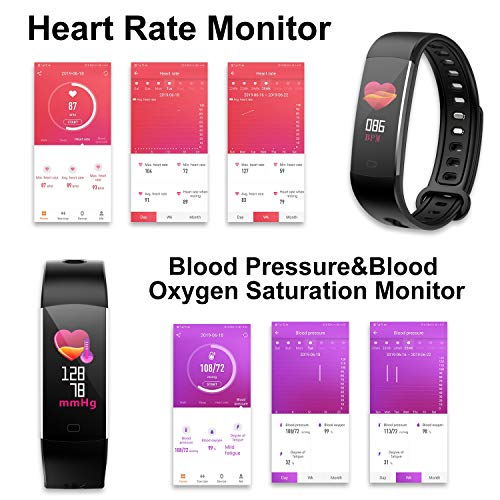 moreFit Kids Fitness Tracker with Heart Rate Monitor,Waterproof Activity Trac...