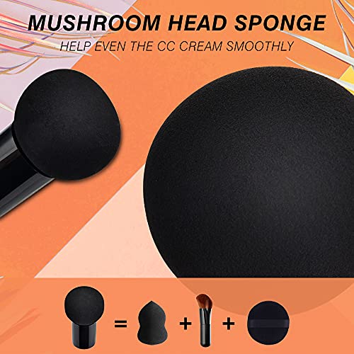 Morelucky Mushroom Head Air Cushion CC Cream Foundation, Natural Moisturizing...