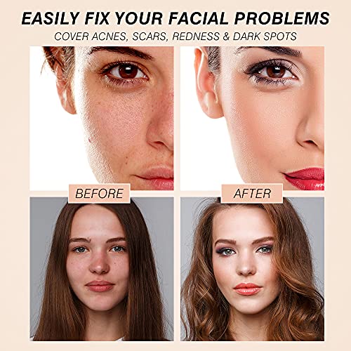 Morelucky Mushroom Head Air Cushion CC Cream Foundation, Natural Moisturizing...