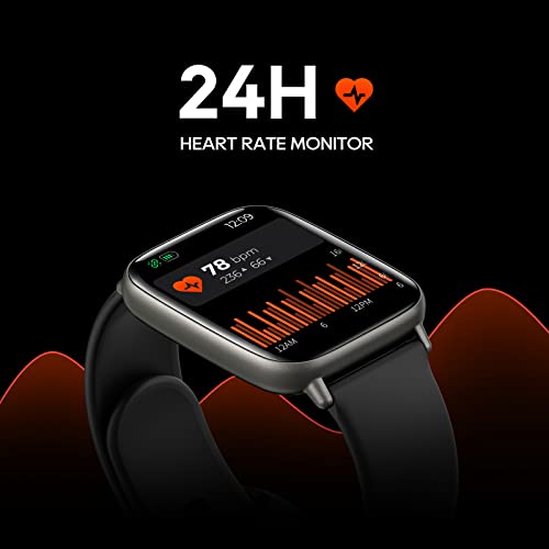 MorePro Fitness Tracker Smart Watch for Men Women, Fitness Watch with Heart R...