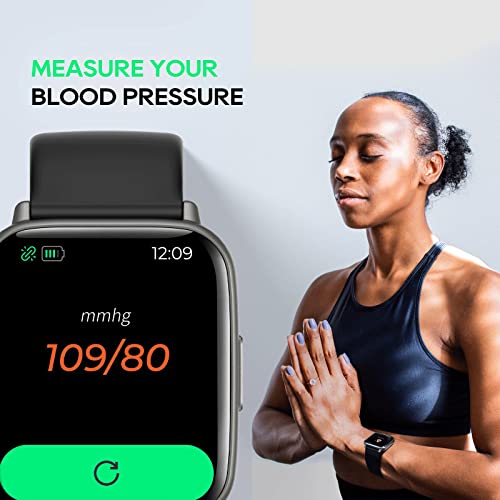 MorePro Fitness Tracker Smart Watch for Men Women, Fitness Watch with Heart R...