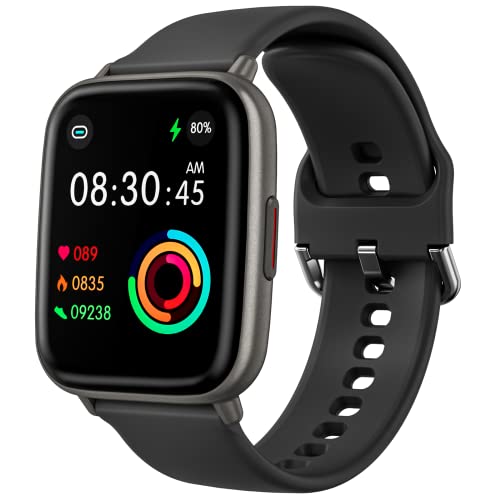 MorePro Fitness Tracker Smart Watch for Men Women, Fitness Watch with Heart R...