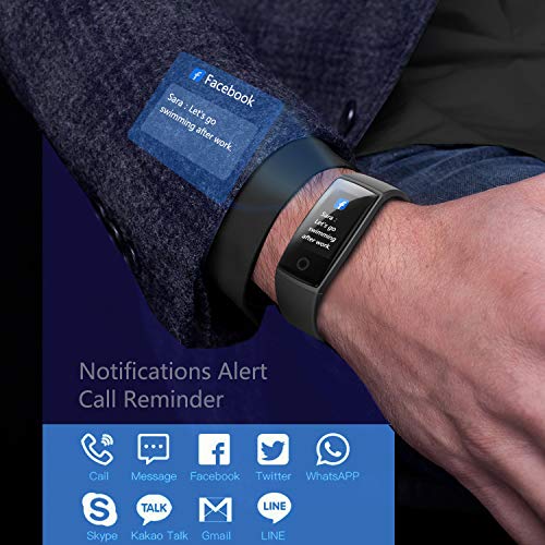 MorePro Fitness Tracker Waterproof Activity Tracker with Heart Rate Blood Pre...