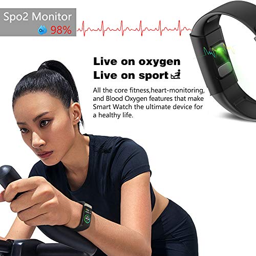 MorePro Heart Rate Monitor Blood Pressure Fitness Activity Tracker with Low O...