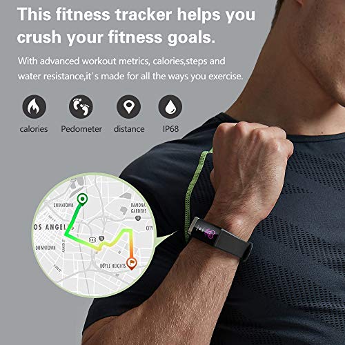 MorePro Heart Rate Monitor Blood Pressure Fitness Activity Tracker with Low O...