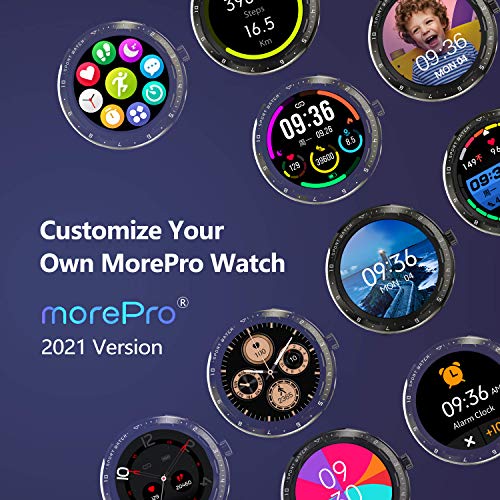 MorePro Smart Watch 20 Sport Modes Fitness Tracker Health Watch Body Temperat...