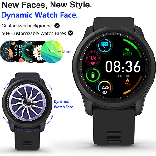 MorePro Smart Watch Blood Pressure Heart Rate Multi-DIY Touch Screen Activity...