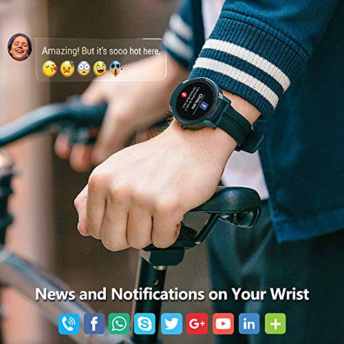 MorePro Smart Watch Blood Pressure Heart Rate Multi-DIY Touch Screen Activity...