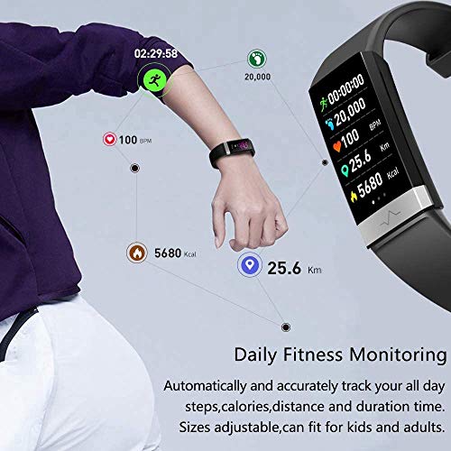 MorePro SpO2 Blood Oxygen Blood Pressure Heart Rate Monitor Waterproof Activi...