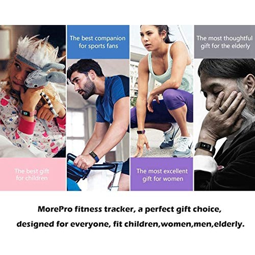 MorePro SpO2 Blood Oxygen Blood Pressure Heart Rate Monitor Waterproof Activi...