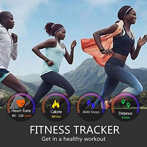 MorePro X-Core Fitness Tracker HR, Waterproof Color Screen Activity Tracker w...