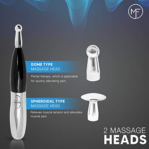 MORF Acupuncture Pen | Electric Acupuncture Pen Stimulator | 2 Massage Heads ...