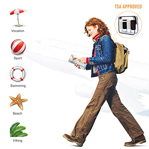 16 Pack Silicone Travel Bottles Set for Toiletries - Morfone TSA Approved Tra...