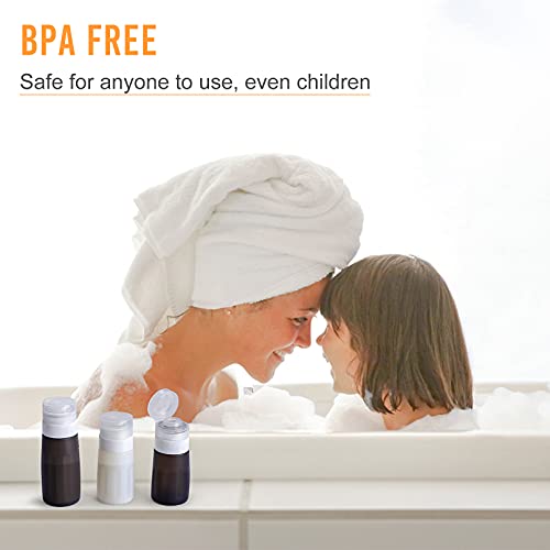 16 Pack Silicone Travel Bottles Set for Toiletries - Morfone TSA Approved Tra...