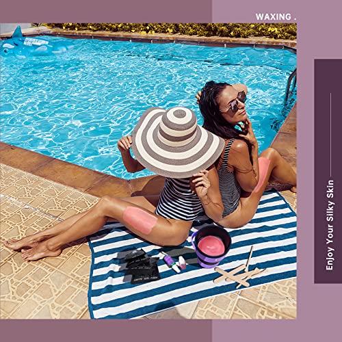 Waxing Kit For Women Men - Morfone Foldable Wax Warmer For Hair Removal Home ...