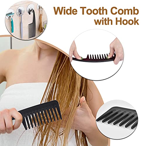 8PCS Detangling Brush and Comb, MORGLES Detangling Hair Brush Wide Tooth Comb...