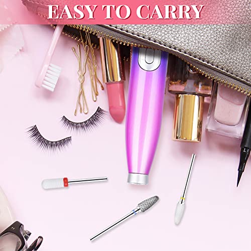 Electric Nail Drill,Morgles Cordless Nail Drill Rechargeable Electric Nail Fi...