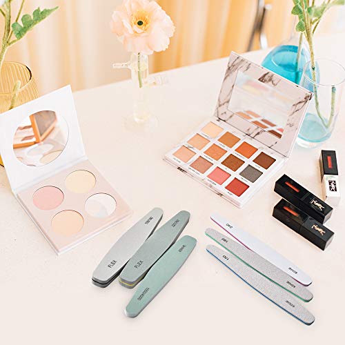 Nail Files, MORGLES Emery Boards Nail File Professional Grit Nail File Pack f...