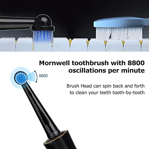Mornwell Electric Toothbrush USB Fast Charging 3 Modes Rotary Toothbrushes Re...