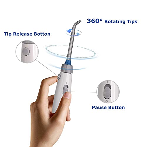 Water Flosser 600ml Dental Oral Irrigator Teeth Cleaner for Personal Braces C...