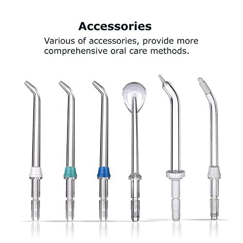 Water Flosser 600ml Dental Oral Irrigator Teeth Cleaner for Personal Braces C...