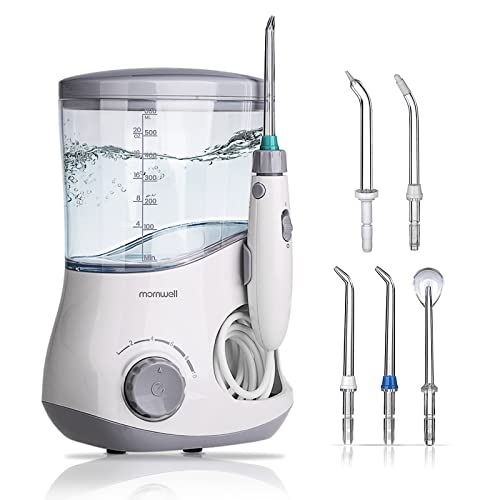 Water Flosser 600ml Dental Oral Irrigator Teeth Cleaner for Personal Braces C...