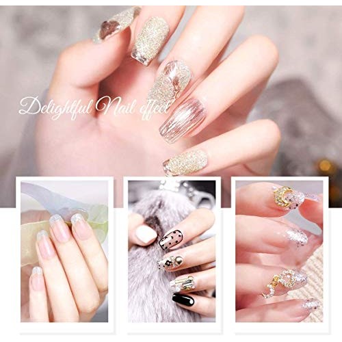 Morovan Acrylic Nail Kit Liquid Monomer Set - Glitter Powder and Carving Powd...