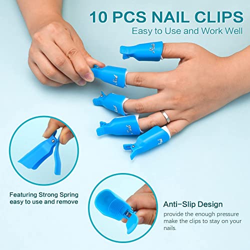 Morovan Gel Nail Polish Remover Kit - 16oz Gel Polish Remover Professional Re...