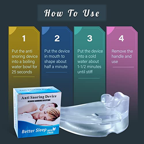 Anti Snoring Devices, 2 Pack Snoring Solution Effective Stop Snoring Devices ...