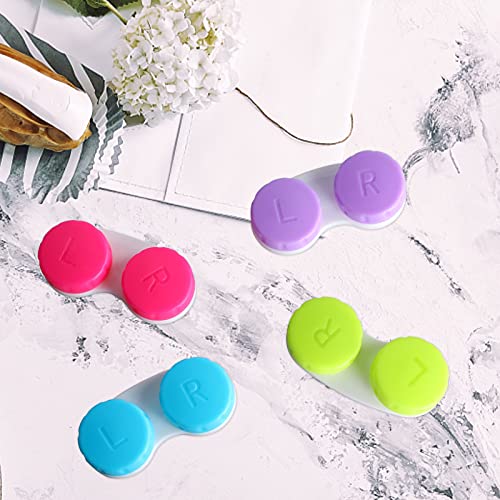 MorTime 16 Pack Contact Lens Case Box, Mini Contact Lens Case, Colorful Bulk ...