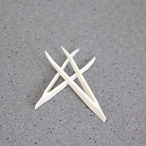 MosBug 12Pcs 80mm Contact Lens Tweezers Make Up Tool (White)