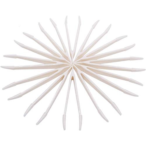 MosBug 12Pcs 80mm Contact Lens Tweezers Make Up Tool (White)