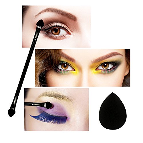 Professional Double Head Eyeshadow Brushes Cosmetic Tool 30 Pcs Disposable Du...