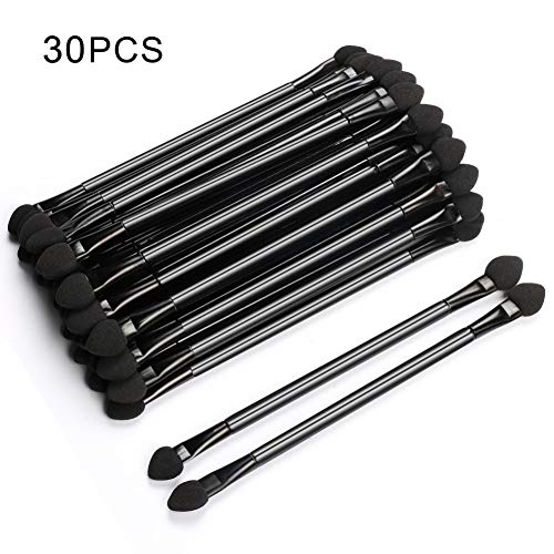 Professional Double Head Eyeshadow Brushes Cosmetic Tool 30 Pcs Disposable Du...