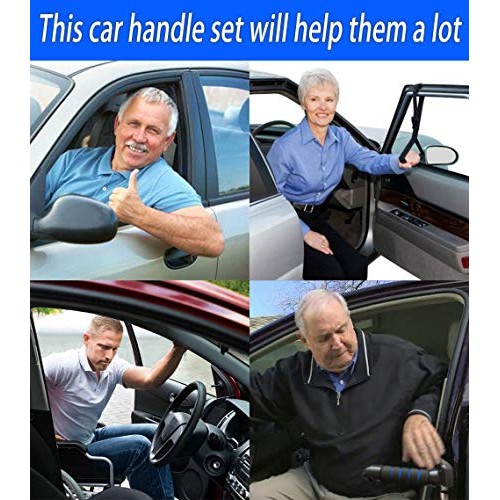 Car Handle Auto Cane Car Mobility Aid Portable Vehicle Support Handle Seatbel...